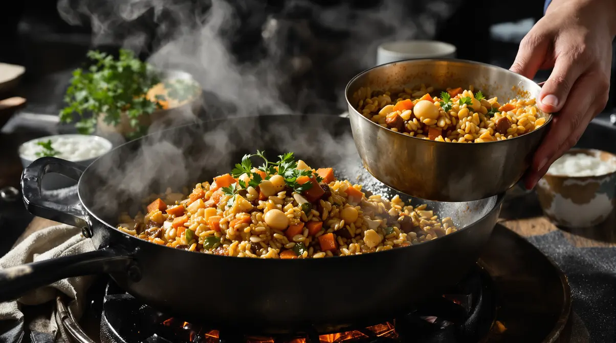 Je prépare ce riz sauté carottes-poireau à la sauce soja dès que je veux un dîner healthy express prêt en 15 minutes Je prépare ce riz sauté carottes-poireau à la sauce soja dès que je veux un dîner healthy express prêt en 15 minutes