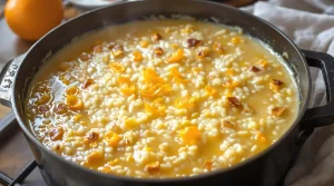 Ce riz au lait à l’orange zestée et aux épices transforme le lait en dessert ultra soyeux pour moins de 1 €