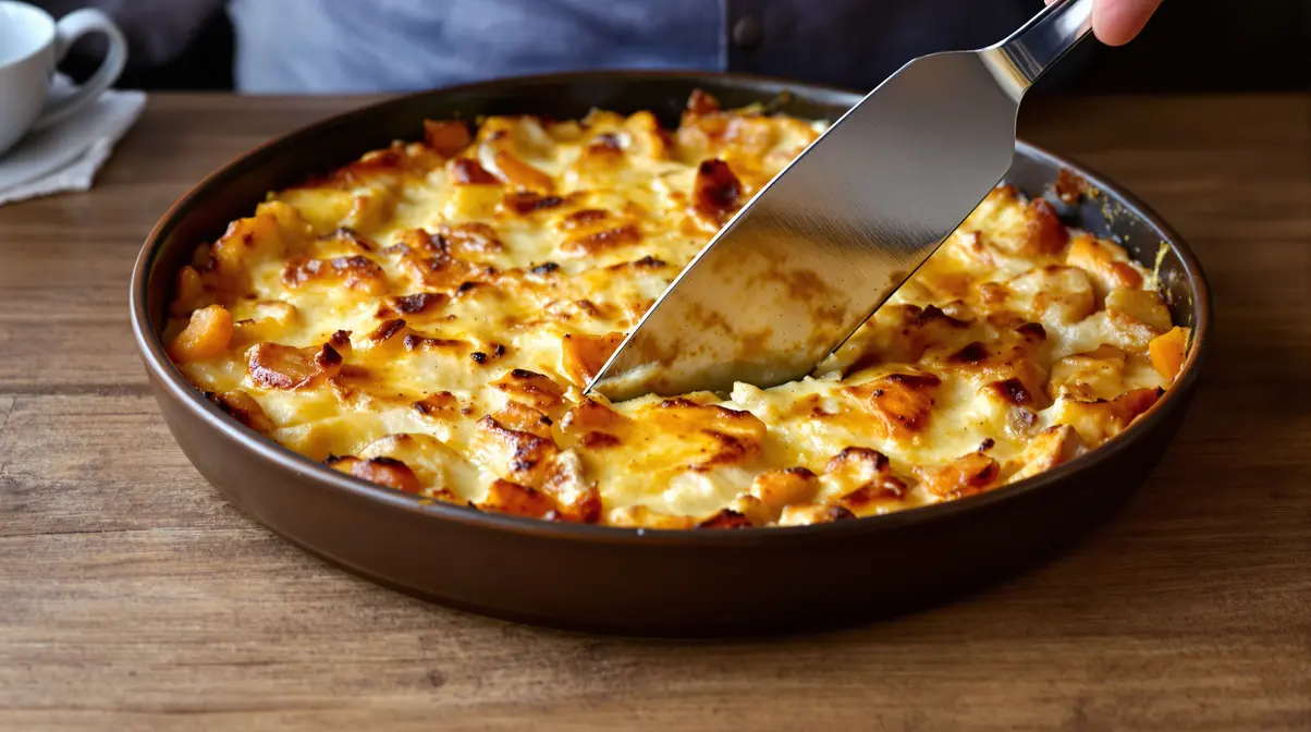 Gratin de pommes de terre, poireaux et carottes : fondant, bien doré et vraiment ultra facile à préparer Gratin de pommes de terre, poireaux et carottes : fondant, bien doré et vraiment ultra facile à préparer