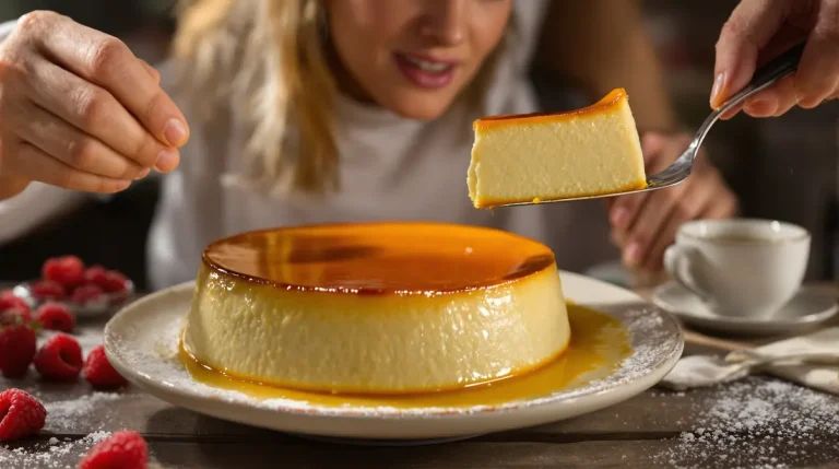 « Mon flan pâtissier sans pâte est irrésistible » : léger, fondant et prêt vite pour le goûter